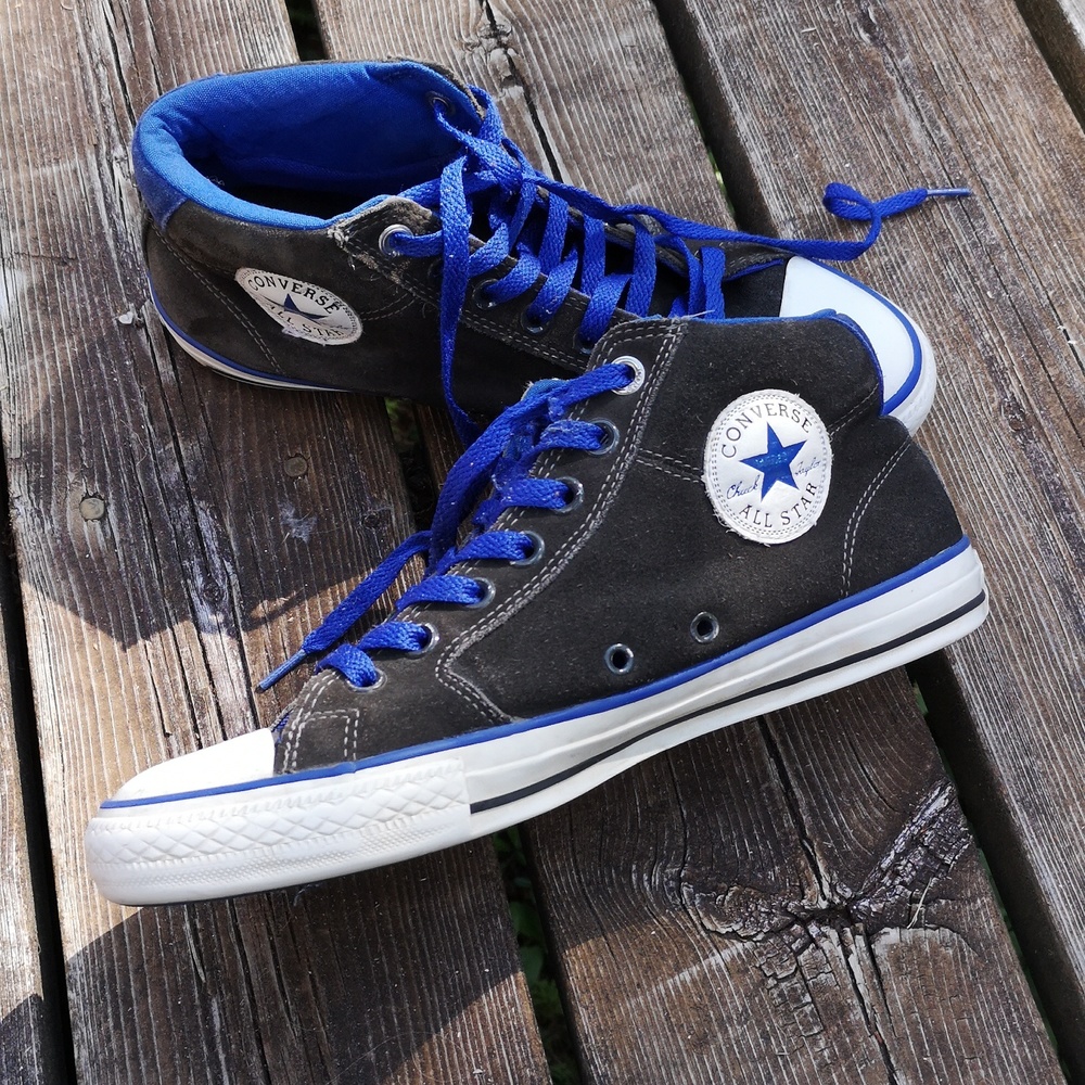 Converse leather hi-top sneakers